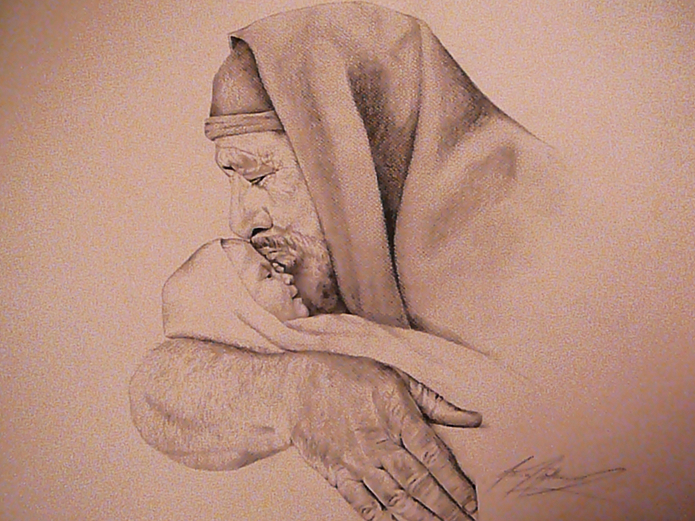 Father Abraham by Ria Fine Art