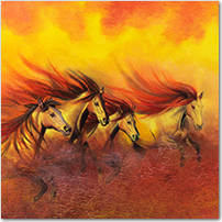 Fire Horses - Click to Enlarge Image