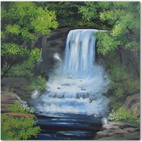Little Forest Waterfall - Click to Enlarge Image