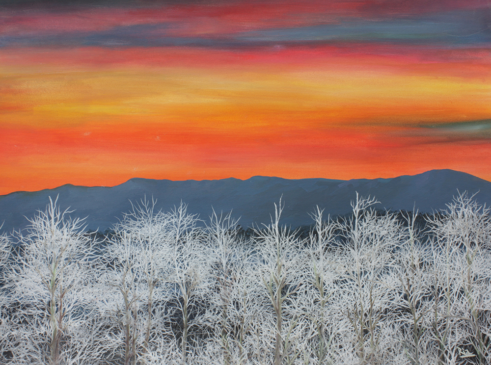 Frosty Sunset by Ria Fine Art