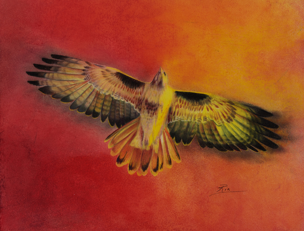 Spirit Hawk by Ria Fine Art