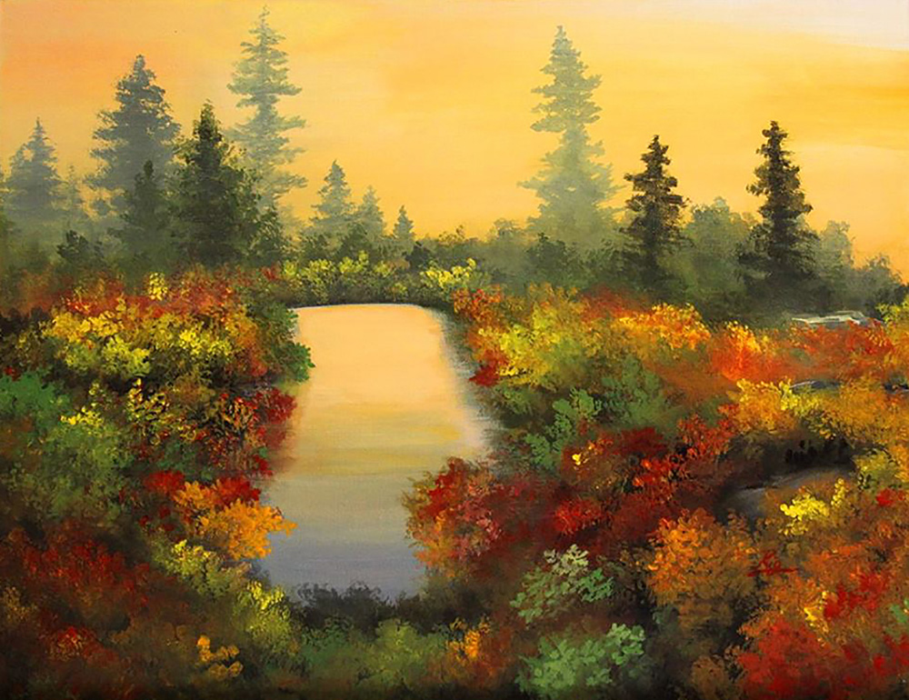 Autumn River by Ria Fine Art