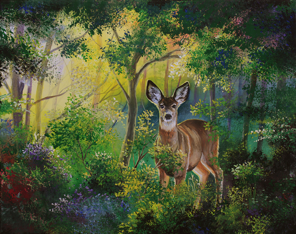 Forest Dweller by Ria Fine Art