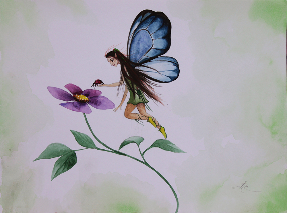 The Rescue Fairy by Ria Fine Art