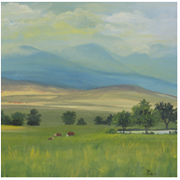 Cow Landscape - Click to Enlarge Image