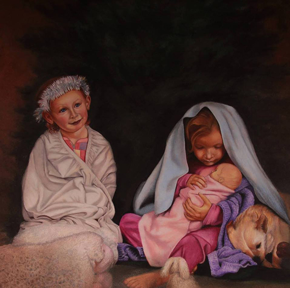 Nativity by Ria Fine Art