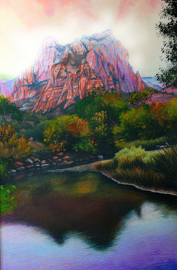 Reflections of Zion by Ria Fine Art