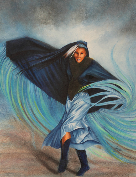 Raven Dancer by Ria Fine Art