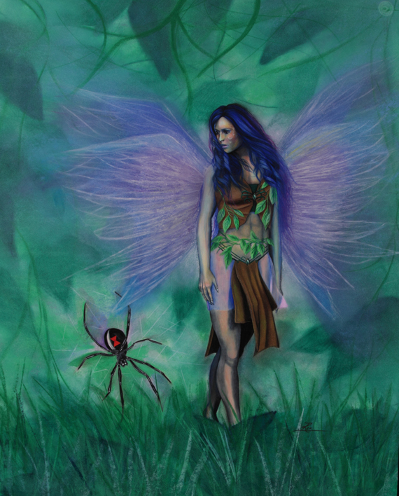 Spider Fairy by Ria Fine Art